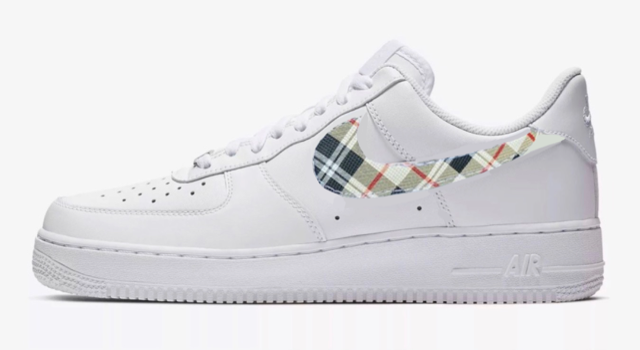 burberry plaid air force 1