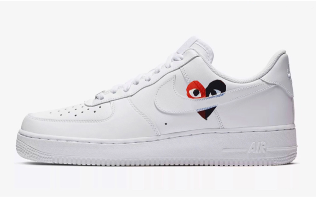 Nike air force 1 custom comme des garcons sales